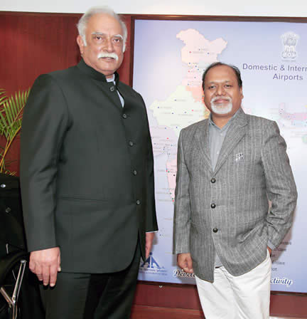 Civil Aviation Minister and Jayant Baranwal