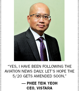 Phee Teik Yeoh CEO, Vistara